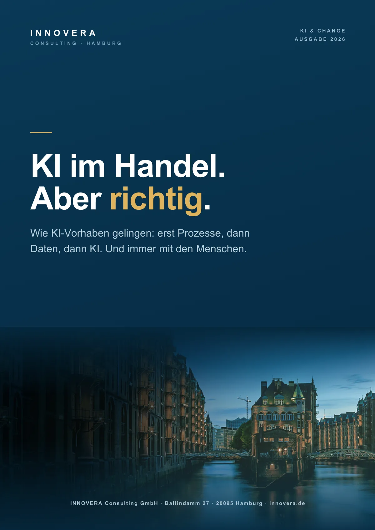 KI im Handel. Aber richtig. Booklet-Cover
